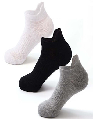 Men 3 Pairs EU40-EU45 High Quality Breathable Sports Socks Terry inside A10
